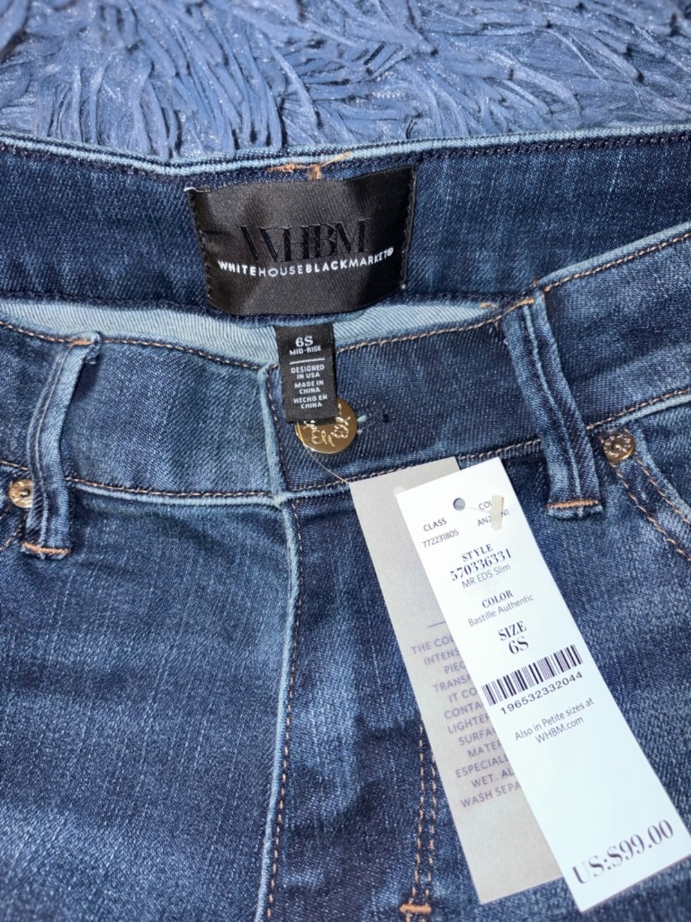 Brand new with tags White House Black Market Indigo Skinny Jeans